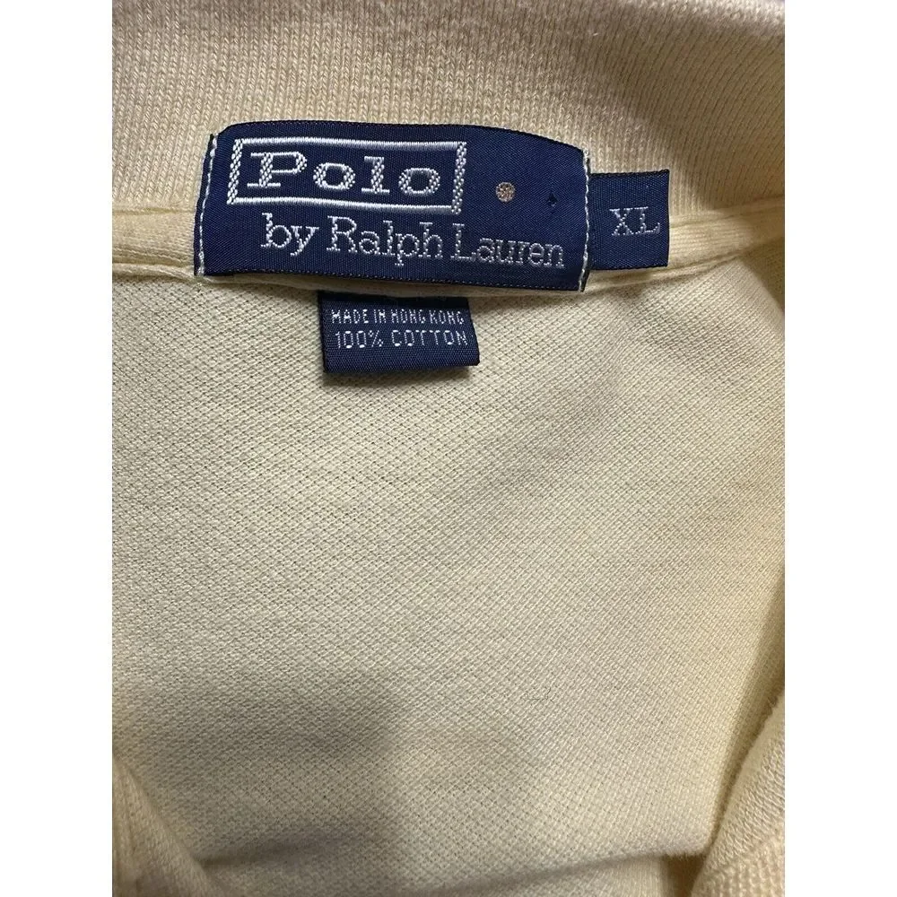 Polo Ralph Lauren‎ Men' s Polo Shirt Short Sleeve  Yellow Size XL